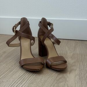 MICHAEL Michael Kors Brown Strappy Heels